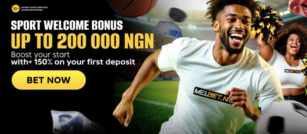 Melbet.ng sport welcome bonus 200k NGN