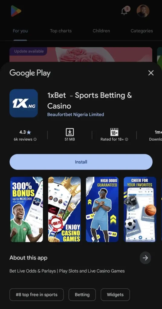 1xbet apk on Google Play