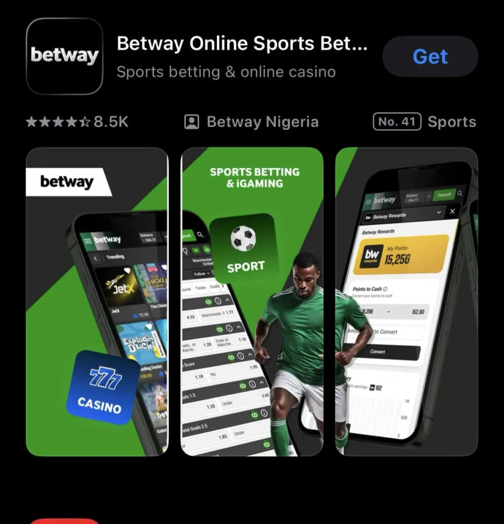 betway in app store