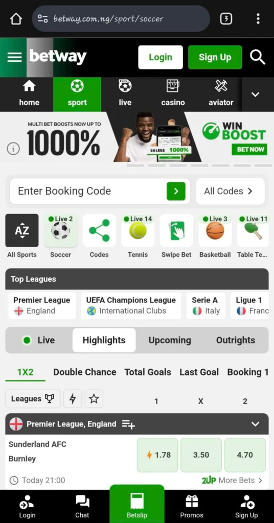 Betway official website