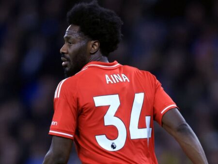 Aina set for milestone as Forest face Midtjylland test