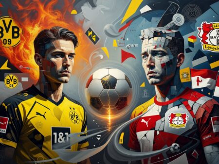 Prediction for the match Borussia Dortmund vs Bayer on 11.04.2026. Dortmund will win their fifth match in a row.