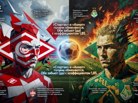 Prediction for the match “Spartak” vs “Akhmat” on 19.04.2026. The teams will avoid a draw with a score of 0:0.