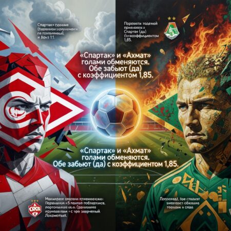 Prediction for the match “Spartak” vs “Akhmat” on 19.04.2026. The teams will avoid a draw with a score of 0:0.