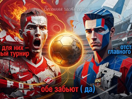 Prediction for the match Spartak vs CSKA on 06.05.2026. In the heated derby, there will be an exchange of goals.