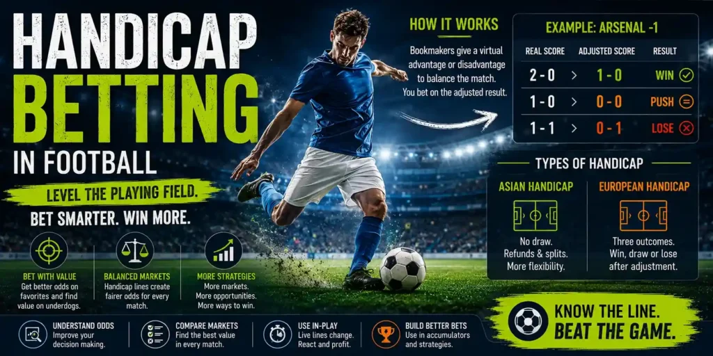 handicap betting page