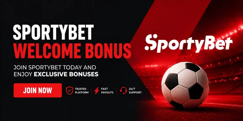 Register at SportyBet and Claim Welcome Bonus. Casino Rewards up to ₦10,000